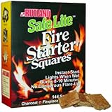 Rutland Safe Lite Fire Starter Squares, 144-Square