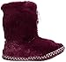 Bedroom Athletics Slipper Boots for Women Indoor and Outdoor - Warm Faux Fur Memory Foam House Slippers, Non-Slip Outsole, Machine Washable, Zip Up - Womens Slippers - Marilyn