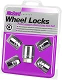 McGard 24157 Chrome Cone Seat Wheel Locks (M12 x 1.5 Thread Size) - Set of 4