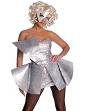 Lady Gaga Silver Sequin Dress and Mask, Officially Licensed Lady Gaga Halloween Costume, THESE WILL NOT LAST