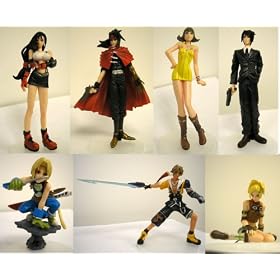 Final Fantasy Play Arts Anime Action Figures 7 of Set brand new