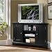Home Styles Bedford Entertainment Corner TV Stand in Ebony