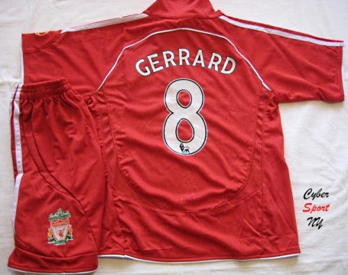 Buy LIVERPOOL GERRARD Kids Soccer Jersey (Free Shorts) by CyberSportNY