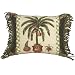 123 Creations C216.16x20 inch Palm Tree Needlepoint Pillow - 100 Percent Wool