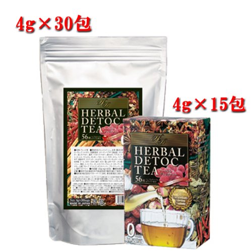 【日本製】 サロン専売品 ハーバル-デトックティー(ハーブティー)：30包