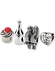 Reflection Beads Silver Celebration Anniversary Boxed Bead Set