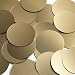 Round Sequin 40mm Chocolate Brown Matte Satin Metallic Loose Couture Paillettes