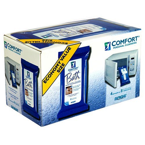 Comfort Bath Value Size! Personal Cleansing, Ultra-Thick Disposable Washcloths