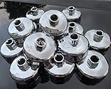 67 ミリメートル 14 フルート鋼キャップ オイルフィルターソケットレンチ リムーバー修復ツール