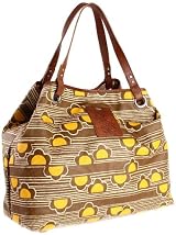 Orla Kiely Daisy Stream Dorothy Bag - Honey