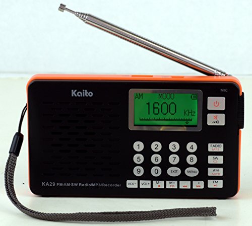 Kaito ka29 all in one world receiver, with recorder, am…