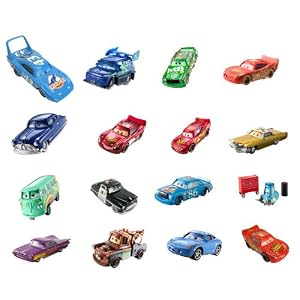 Disney Pixar Cars Supercharged 1:55 Die Cast Cars Assortment of 15 (Characters may Vary) by 