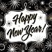 New Year's Gala Paper Beverage Napkins (36 count)
