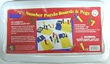 Number Puzzle Board & Pegs