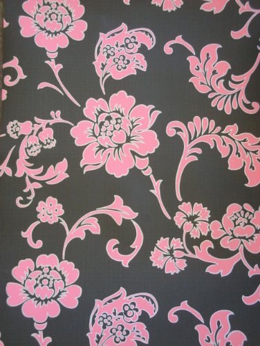 La Scala Black Pink Pewter wallpaper pink black. La Scala Black Pink Pewter