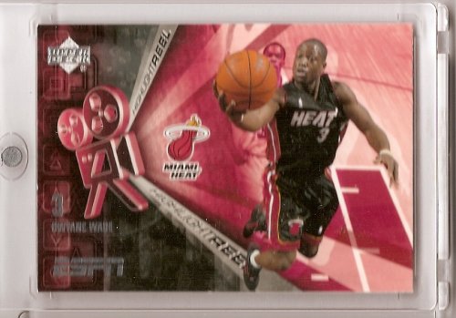 Cheap 2005 /06 Upper Deck ESPN Dwyane Wade "Highlight Reel" Basketball Card - Mint Condition- Shipped In Protective Screwdown Case !