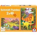 Schmidt - 55052 - Puzzle - Le Monde des Dinosaures