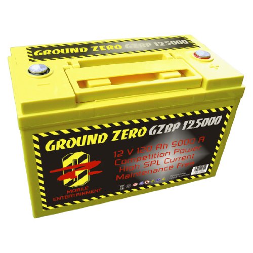 Ground Zero GZBP 12.5000 Batterie 12 V 120 Ah, 5000 Ampere Competition Power Preisvergleich