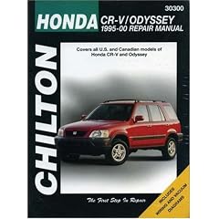 Honda CR-V/Odyssey 1995-00 (Chilton Total Car Care Automotive Repair Manuals)