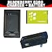 Charger for Blackberry C-M2, C-S2 & C-X2 Batteries + 1 C-X2 Battery for BlackBerry 8800, 8820, 8830