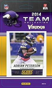 Minnesota Vikings 2014 Score NFL Football Factory Sealed 12 Card Team Set Including Matt Cassel, Adrian Peterson, Teddy Bridgewater Plus