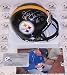 Jack Lambert Autographed/Hand Signed Pittsburgh Steelers Mini Helmet with HOF 90 Inscription