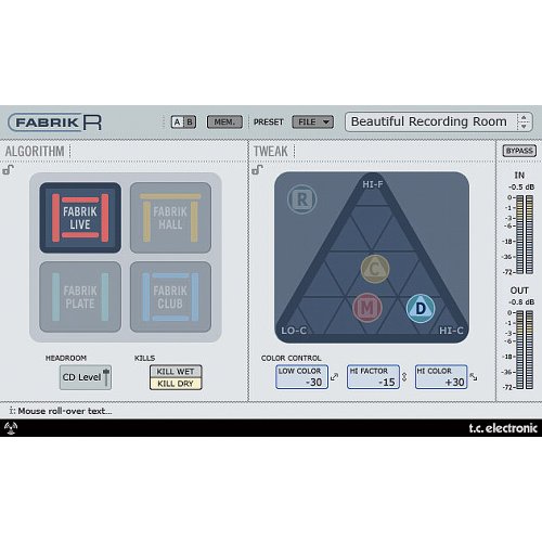 TC Electronic Fabrik R MINT® Based Reverb Processor Plugin for PowerCore