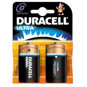 Duracell Ultra Batteries D 2 pack