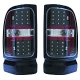 1994-2002 Dodge RAM Pickup Pickup Tail Lights (LED Black) 1-Pair(Driver and Passenger... 