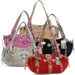 Sac � main en cuir su�de Caprice sign...