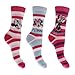 Disney Minnie Mouse Ladies/Womens Socks (Pack Of 3) (US 6-10) (Design 3)