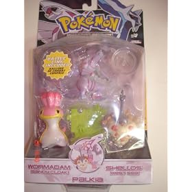 Pokemon Diamond & Pearl 3 Pack Series 5-Wormadam , Shellos & Palkia