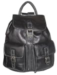 sac � dos femme ,32543en cuir noir
