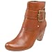 Kenneth Cole REACTION Women's Eccentric Note Round Toe Bootie,Cognac,9.5 M US