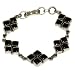 Bracelets Sterling Silver Garnet Gemstone Jewelry 7.5 inches (gnklcs315brclt)