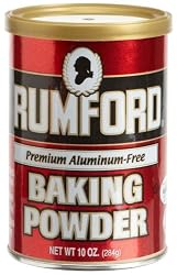 Rumford Aluminum Free Baking Powder, 8.1-Ounce Canisters (Pack of 6)