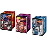 Naruto Card Game Set of 3 Unstoppable Force Collector Tin Sets (Sasuke, Kimimaro and Naruto)