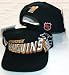 Pittsburgh Penguins Black Snapback Adjustable Plastic Snap Strap Back Hat / Cap
