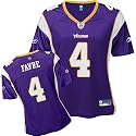 Brett Favre Purple Reebok NFL Replica Minnesota Vikings Women's Jersey