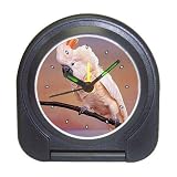 Cockatoo Parrots Travel Alarm Clock