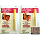 Renoir x2 Brush It Away Instant Hairline Touch-up Light Brown + 7in Brilliance Comb