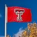 TTU Texas Tech Red Raiders University Large College Flag