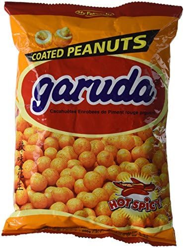 Garuda Hot Coated Nuts, 7 Ounce by Garuda