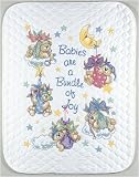 BABY HUGS BUNDLE OF JOY QUILT STAMPED CROSS STITCH KIT -34X43