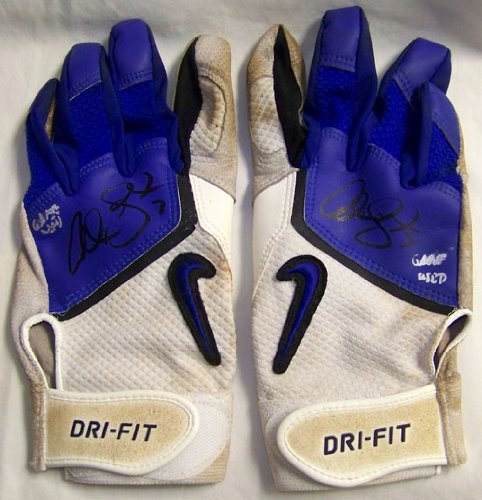 Alex Gordon Autographed/Hand Signed Kansas City Royals Baseball Batting Gloves
