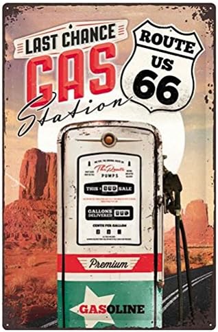 Route 66 Metal Plate