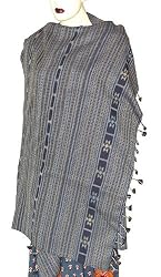 Womens Shawls Tribal Embroidered Wool Wrap 80 x 35 inches