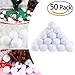 NICEXMAS Snowball Toy Play Pack of 50