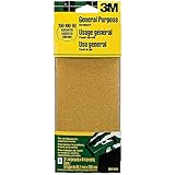 3M 9016 General Purpose Sandpaper Sheets, 3-2/3-Inch by 9-Inch, Medium Grit