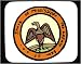 Mouse Pad with coin, design, stamp, emblem, seal, bird, Mississippi, eagle